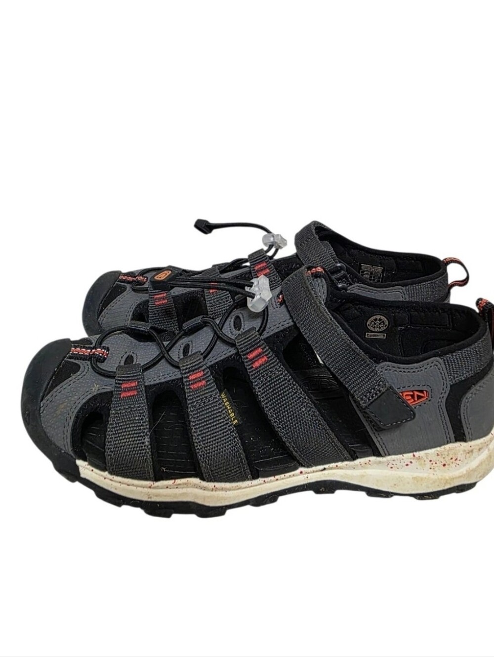 KEEN Newport Neo H2 Boys sandals Gray Size 7 Hiking Water Sandals